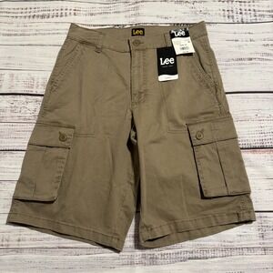 NWT Lee‎ Relaxed Fit Cargo Shorts Khaki Men's Size 29